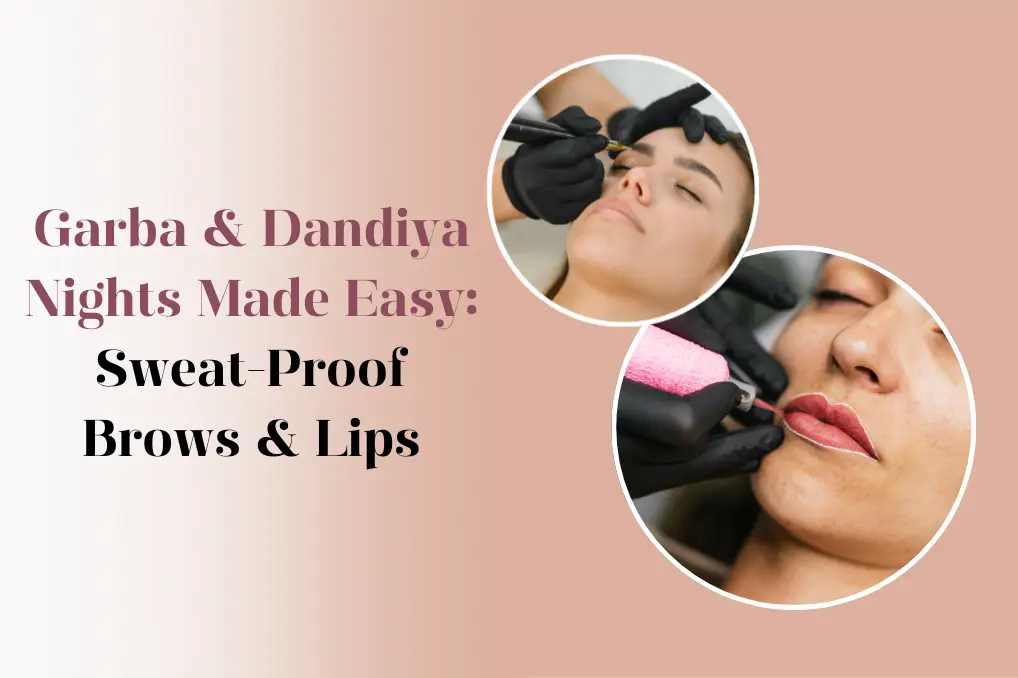 Sweat-Proof Brows & Lips for garba and dandiya