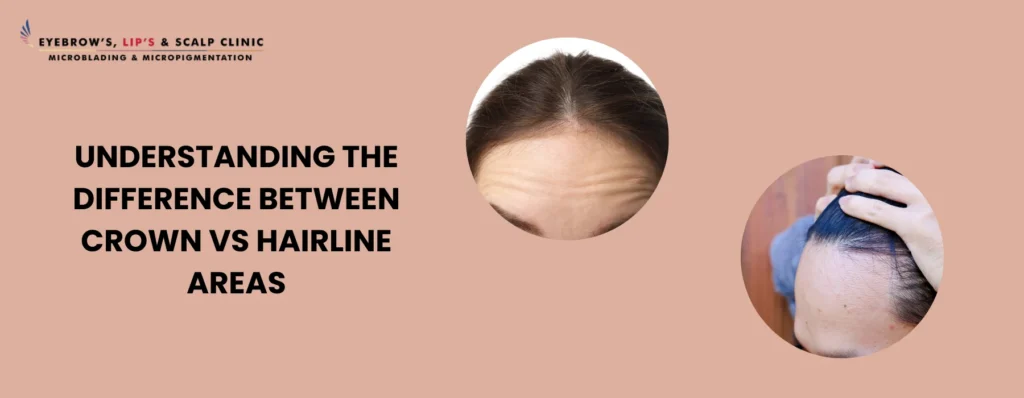 Crown vs Hairline Areas
