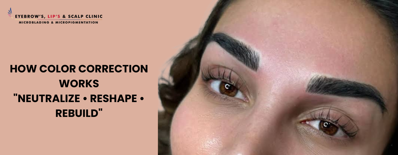why permanent eyebrows turn blue or red microblading color correction Pune Dr Shalthiel Sathe