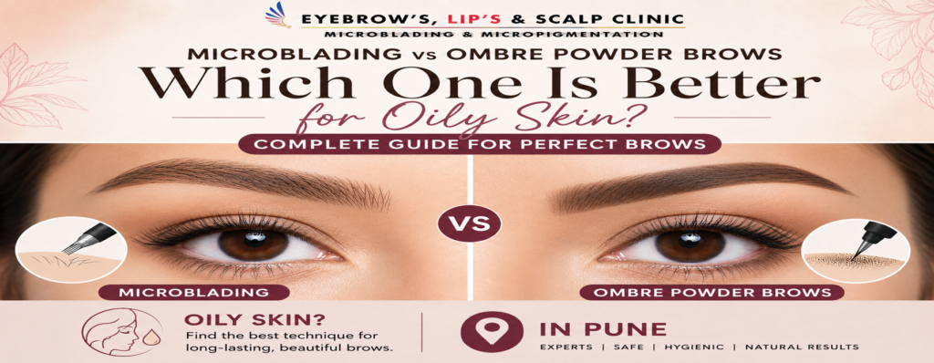 Microblading vs Ombre Powder Brows in Pune: Which One Is Better for Oily Skin?