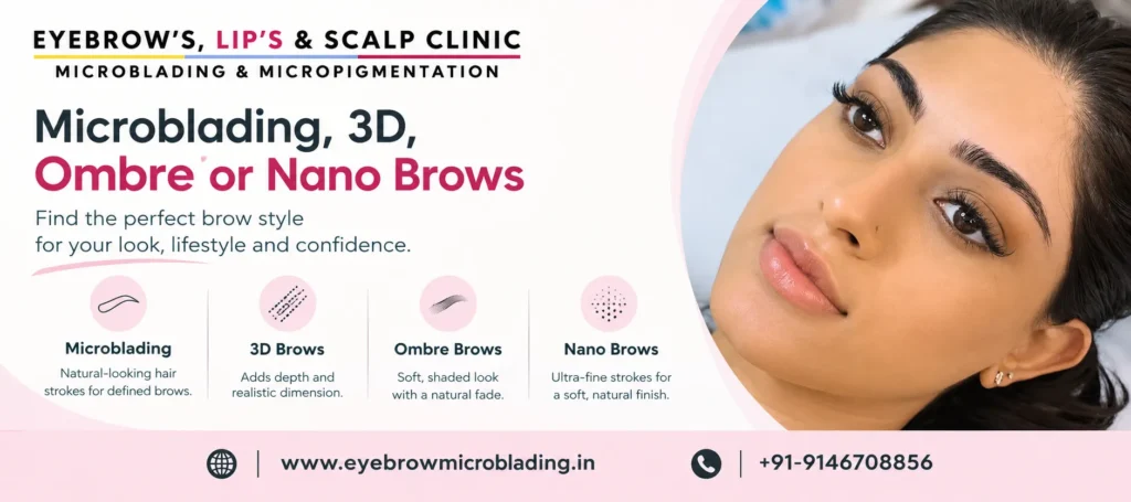 Types of Permanent Eyebrows: Microblading, 3D, Ombre and Nano Brows