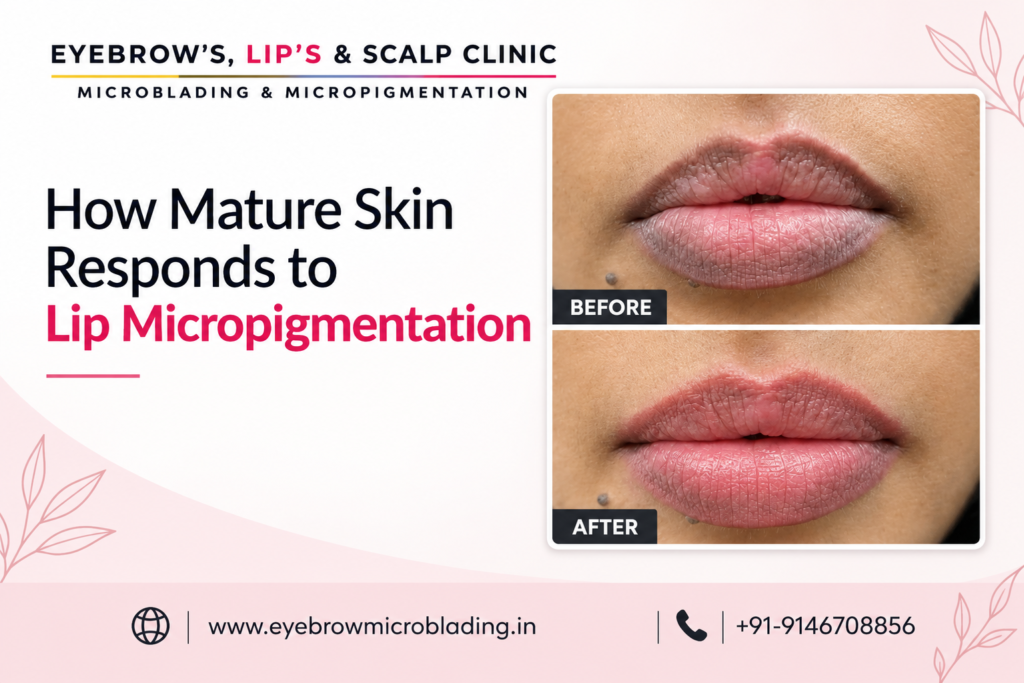 How Mature Skin Responds to Lip Micropigmentation