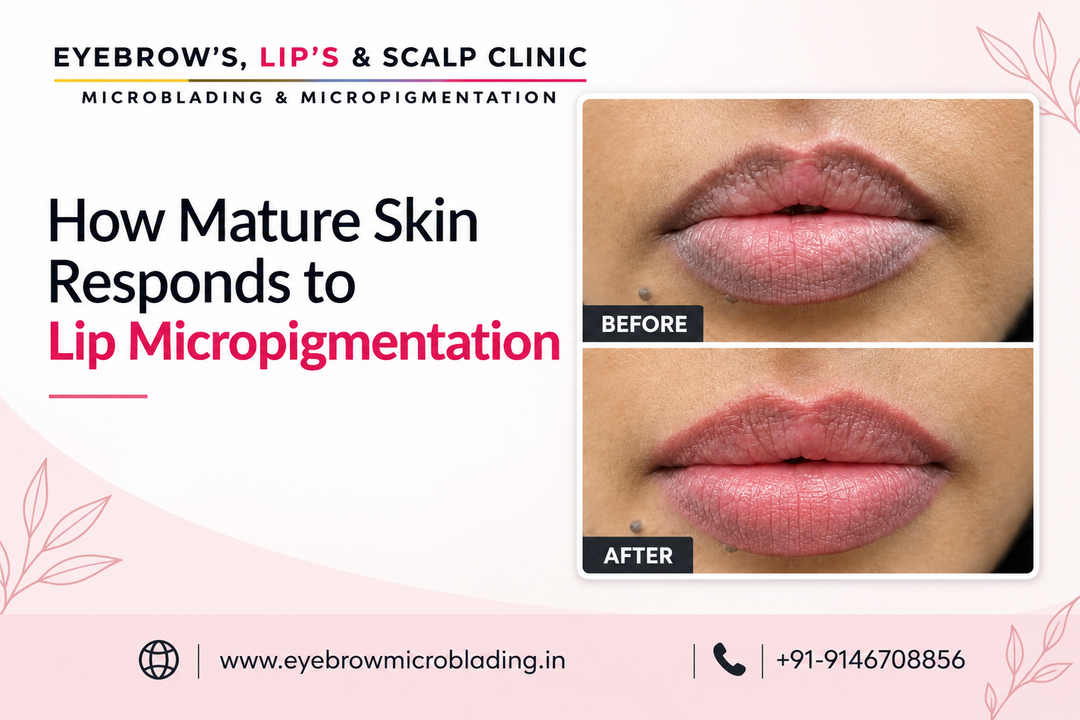 How Mature Skin Responds to Lip Micropigmentation