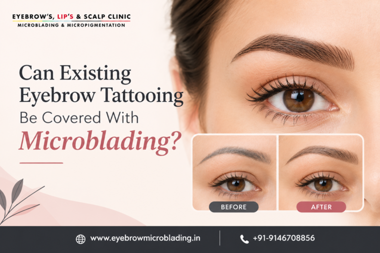 Covering Existing Eyebrow Tattoo with Microblading