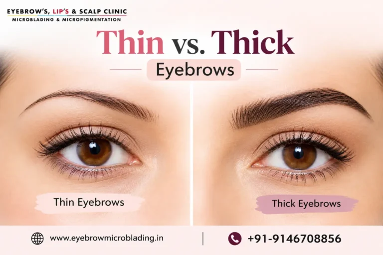 Thin vs Thick Eyebrows for Different Face Shapes